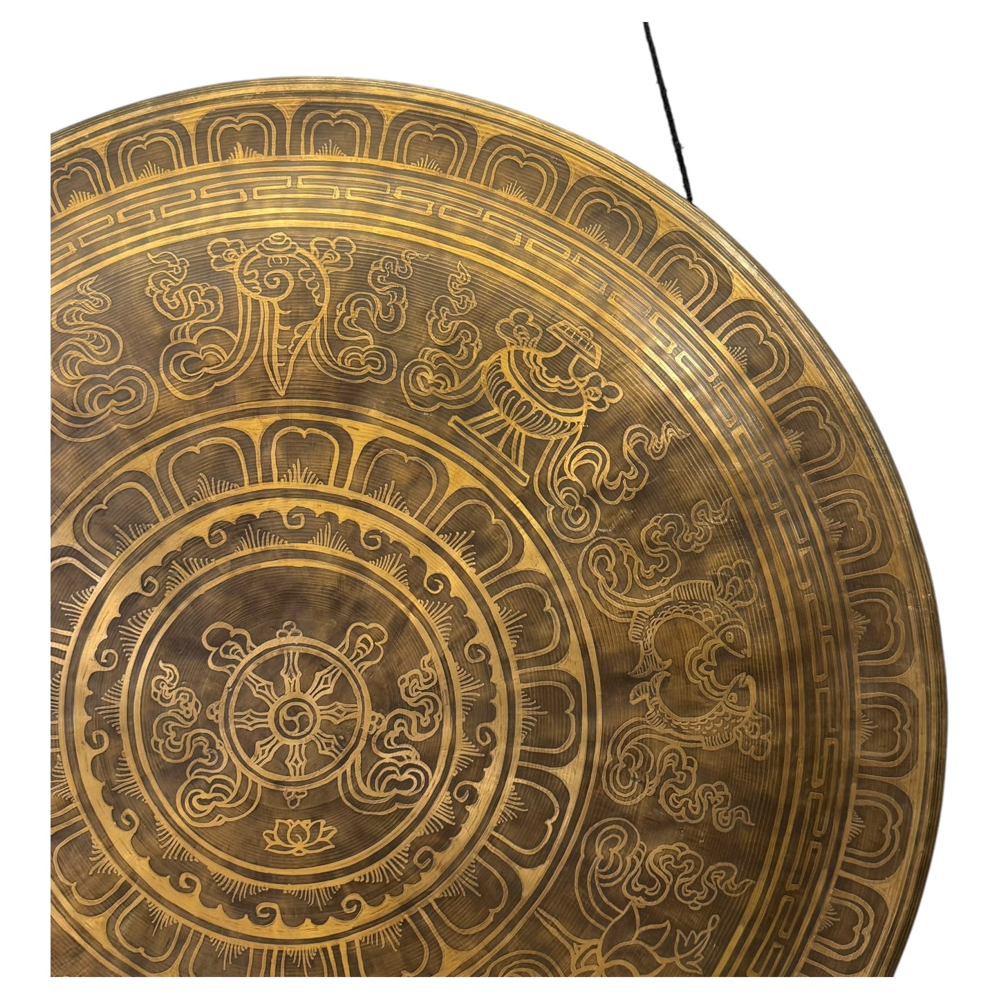 28" Nepalese Mithila Art Gong