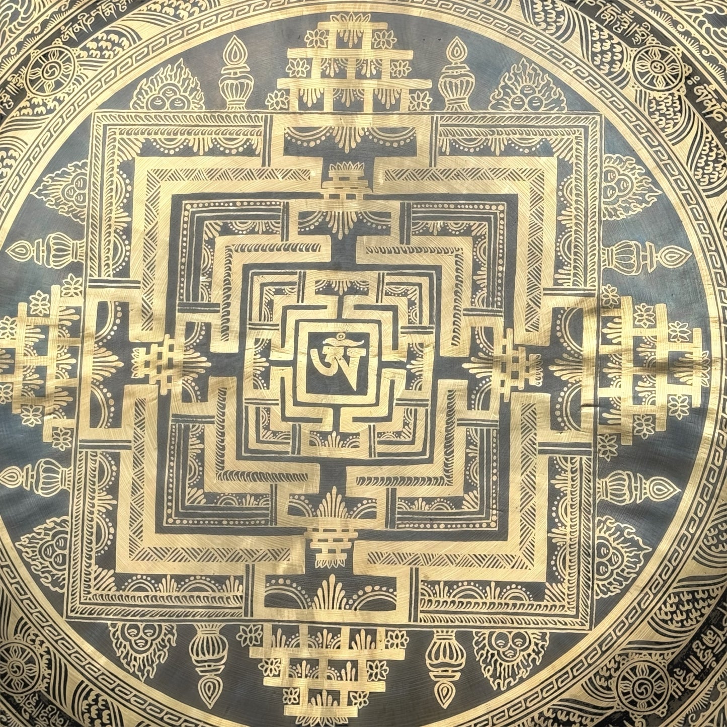28" Nepalese Sri Yantra Gong