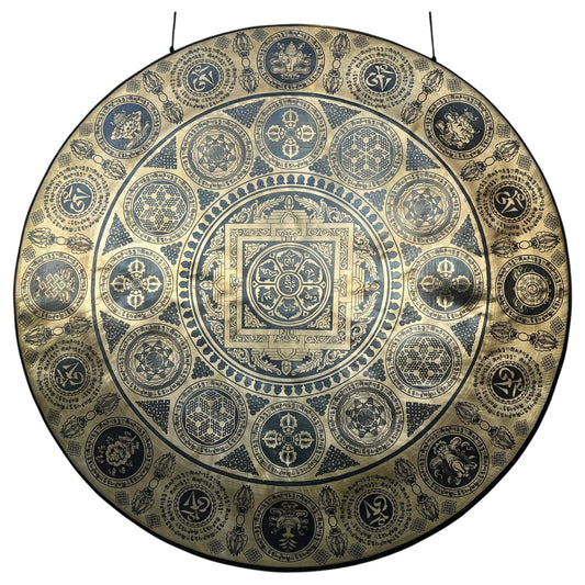 28" Nepalese Sri Yantra Infinite Knot Gong