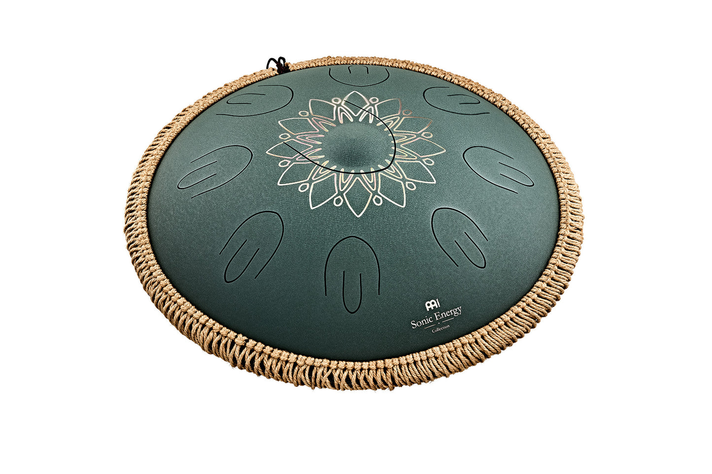 Meinl Octave Steel Tongue Drum - F# Minor Dark Green Engraved