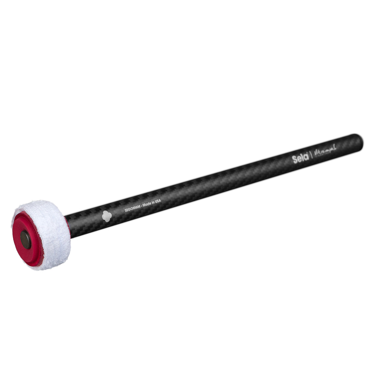 Sela SEGOM6M gong mallet carbon fibre handle detail
