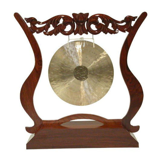 Rosewood Gong Stand - Holds gongs up to 14" - DEMO