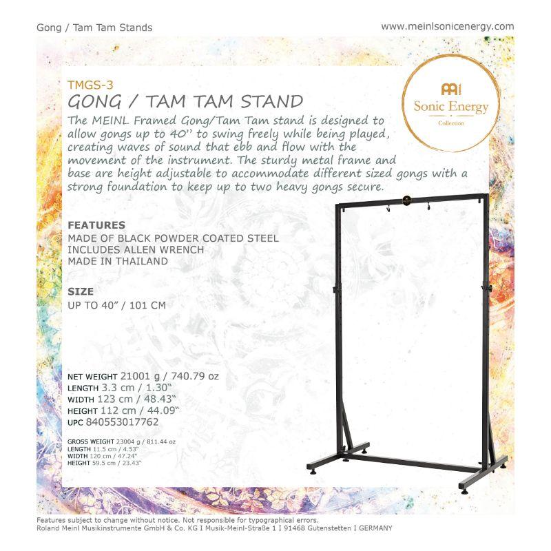 Meinl Gong Stands Meinl TMGS-3 Gong Stand - for gongs up to 40"