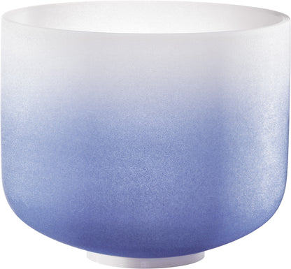 Meinl Sonic Energy Crystal Singing Bowl 9" Color-Frosted Dark Blue Note A4 Brow Chakra (CSBC9A)