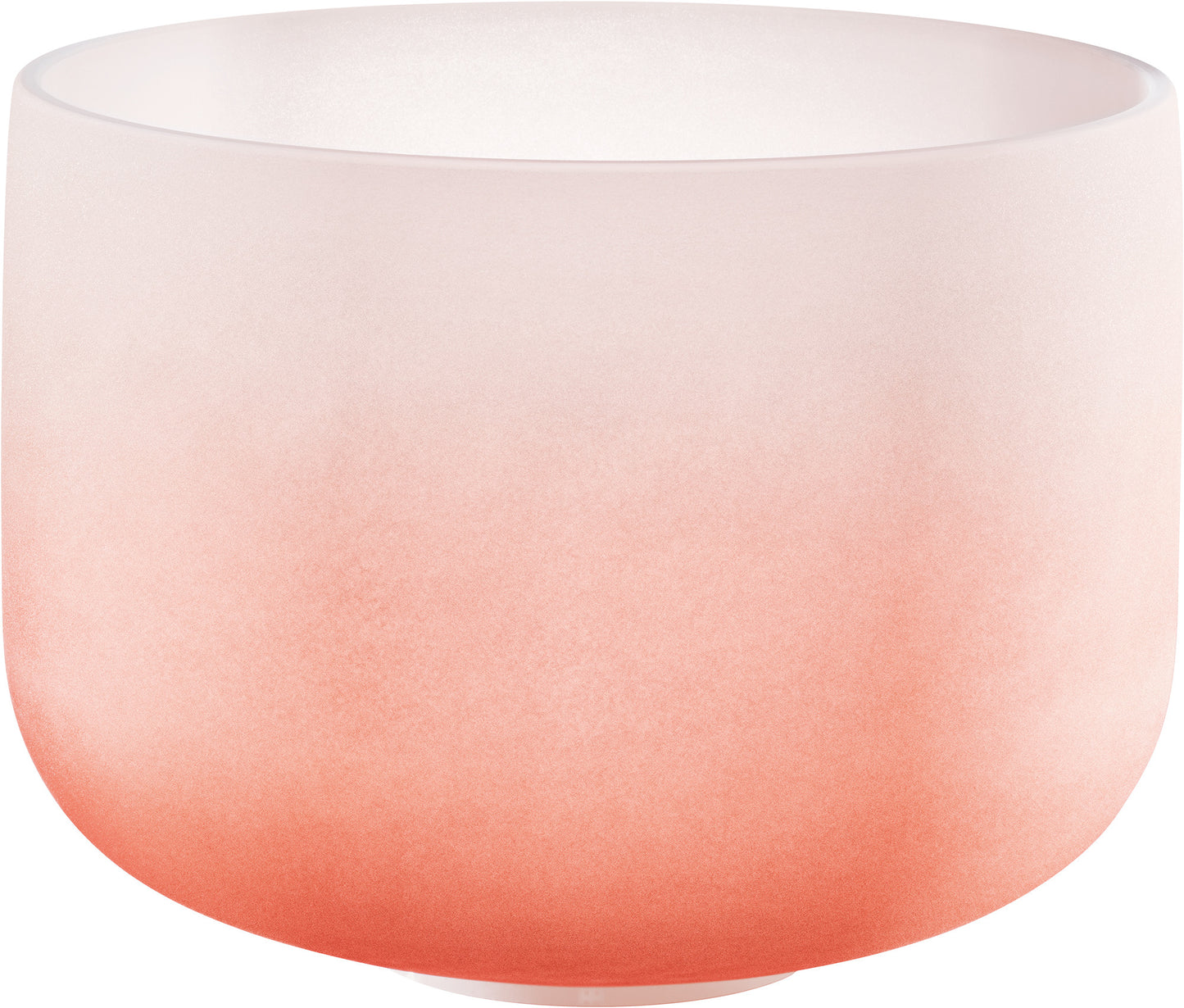 Meinl Sonic Energy Crystal Singing Bowl 13" Color-Frosted Orange Note D4 Sacral Chakra (CSBC13D)