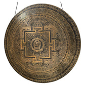 24" Nepalese Sri Yantra Mantra Gong