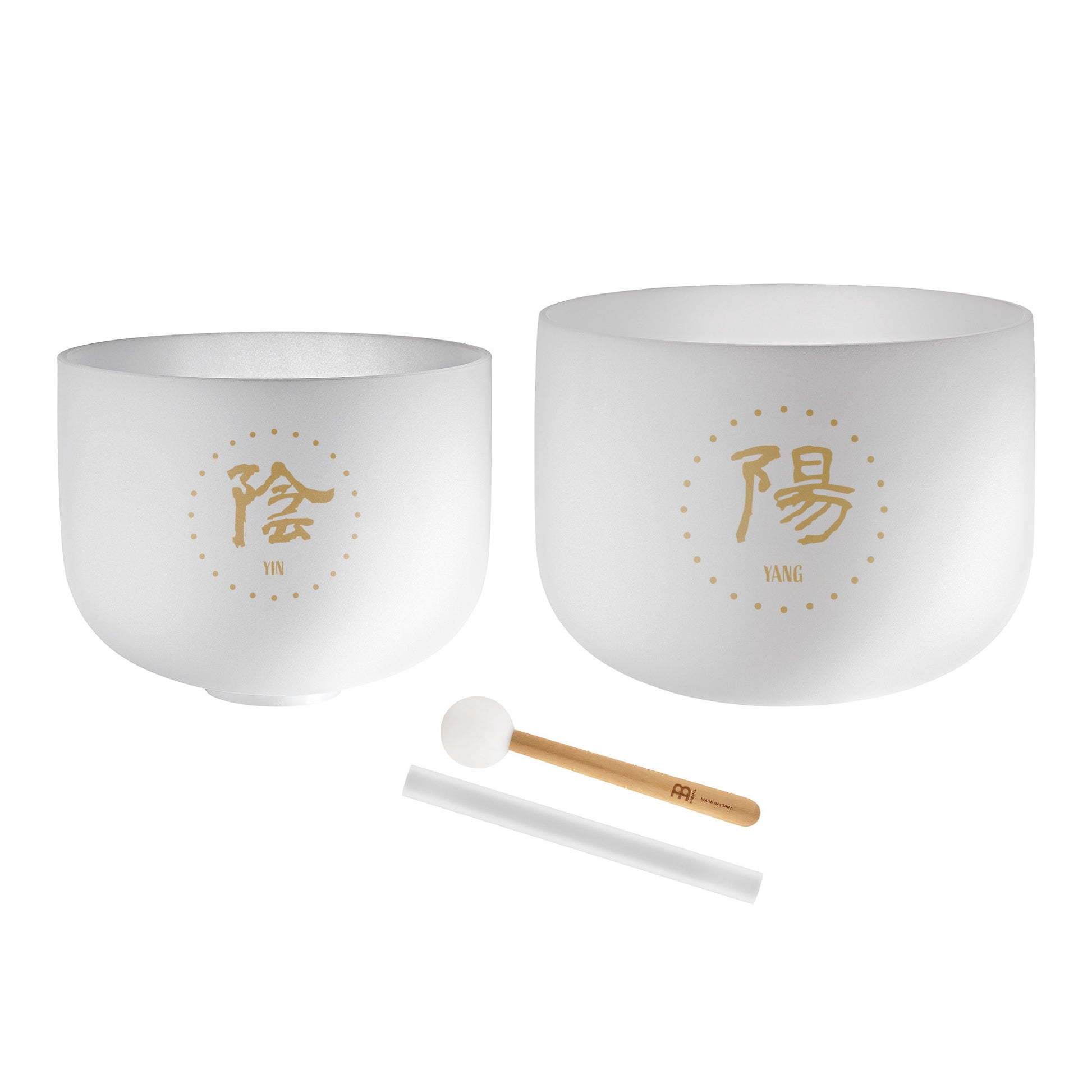 Meinl Sonic Energy TCM Crystal Singing Bowl Set 2-Piece (TCMCSBSET2)
