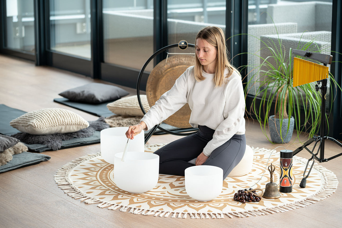 Meinl Meditation Rug Vintage Gold - detail