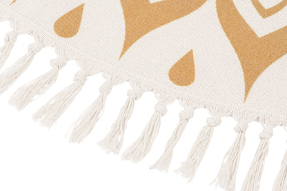 Meinl Meditation Rug, Vintage Gold | 78" Mandala Floral