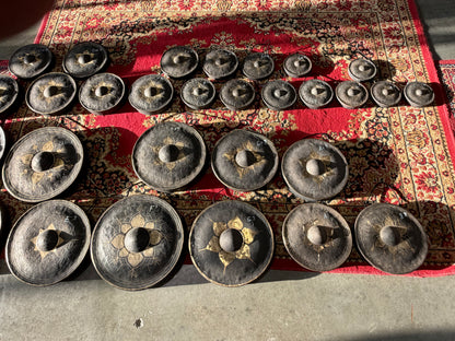 USED Set of Tuned Thai Gongs C3-F5