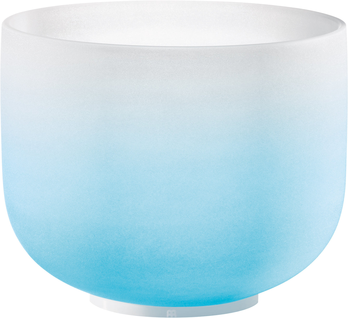 Meinl Sonic Energy Crystal Singing Bowl 10" Color-Frosted Light Blue Note G4 Throat Chakra (CSBC10G)