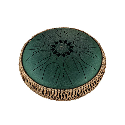 Meinl Medium Octave Steel Tongue Drum - F# Minor Dark Green