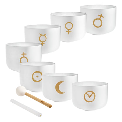 Meinl Sonic Energy Planetary Tuned Crystal Singing Bowl Set (PCSBSETCHA)