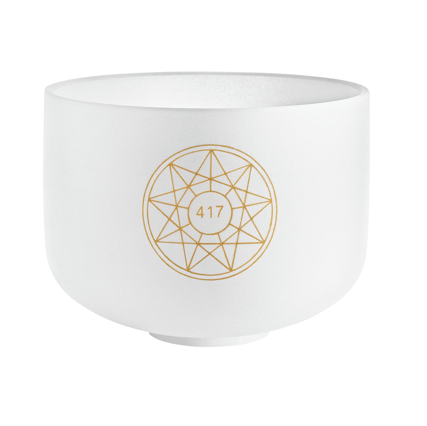 Meinl Sonic Energy Solfeggio Crystal Singing Bowl 10" Re 417 Hz Note G#4 (SOLCSB10-417)