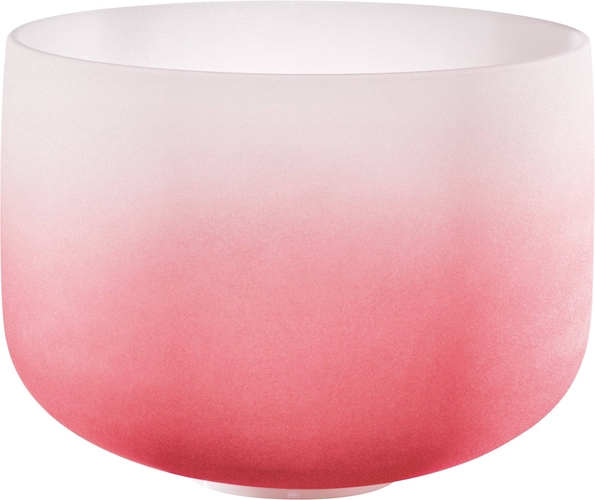 Meinl Sonic Energy Crystal Singing Bowl 14" Color-Frosted Red Note C4 Root Chakra (CSBC14C)