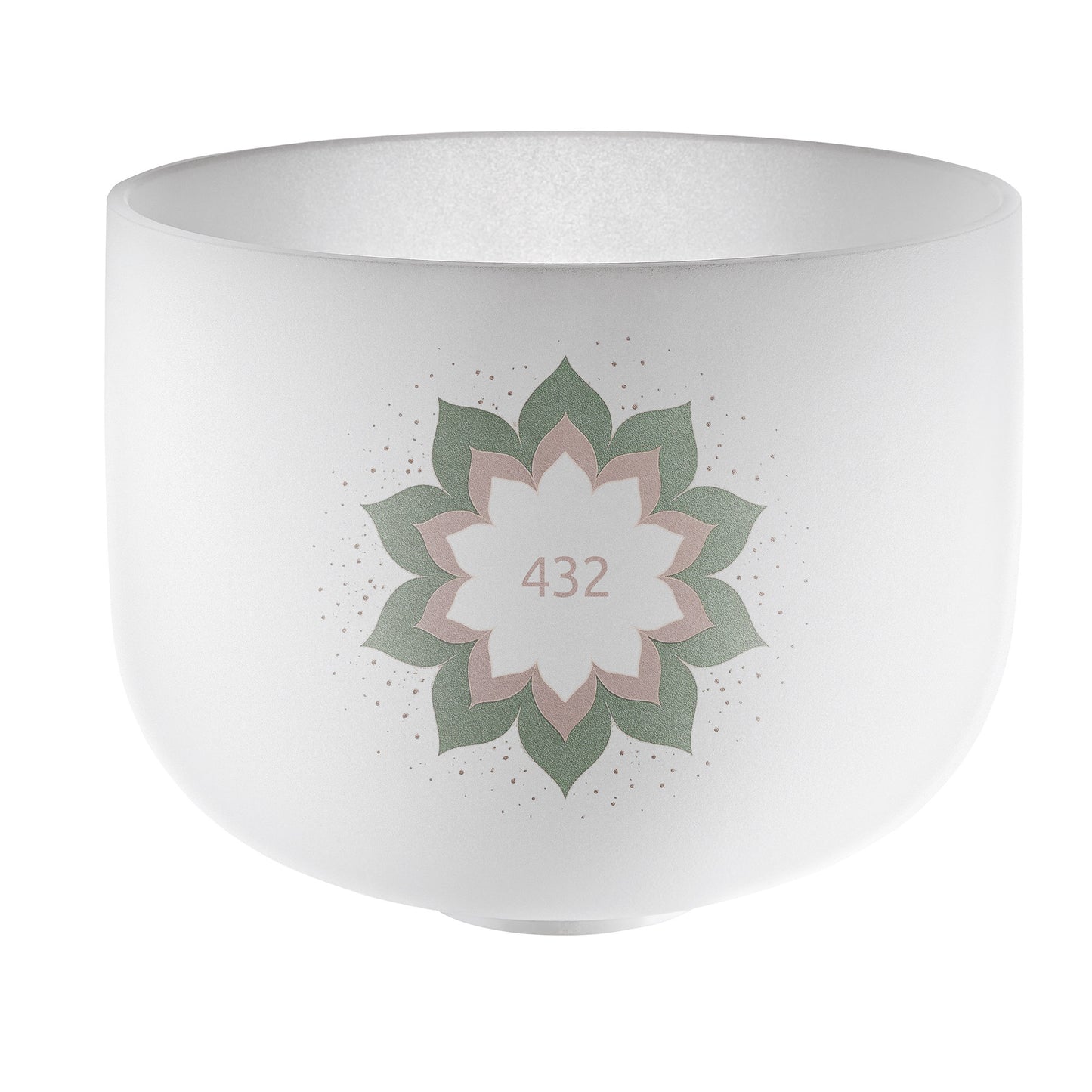 Meinl Sonic Energy Lotus Flower Crystal Singing Bowl 9" Note A4 Brow Chakra (CSB432LF)