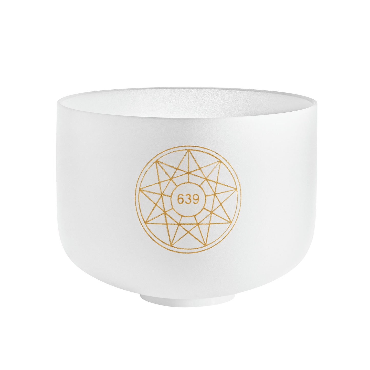 Meinl Sonic Energy Solfeggio Crystal Singing Bowl 10" Fa 639 Hz Note D#4 (SOLCSB10-639)