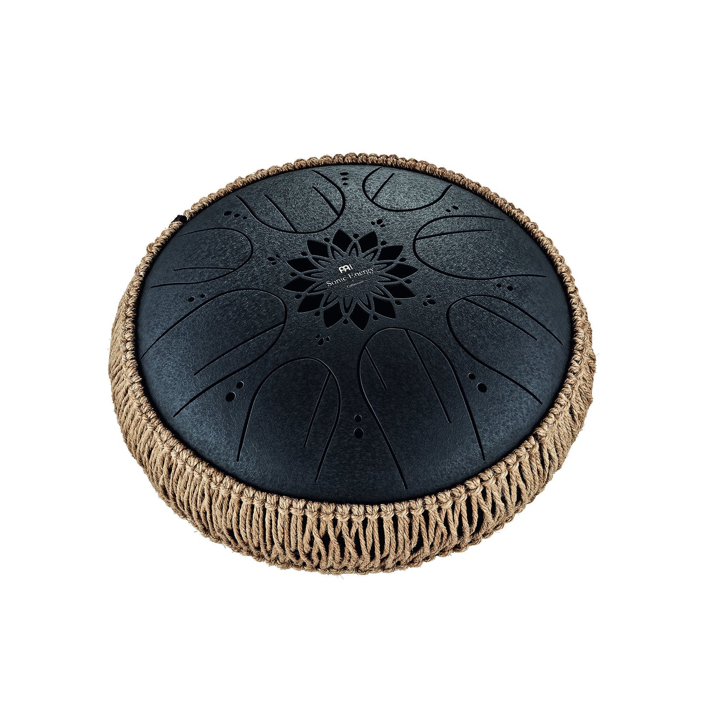 Meinl Medium Octave Steel Tongue Drum - B Minor Black