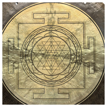 32" Sri Yantra Premium Wind Gong