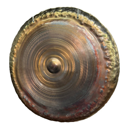 Acolyte 19.5" Dimple Gong - Golden Antique Spiral