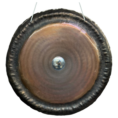 Acolyte 22" Dimple Gong - Copper Spiral