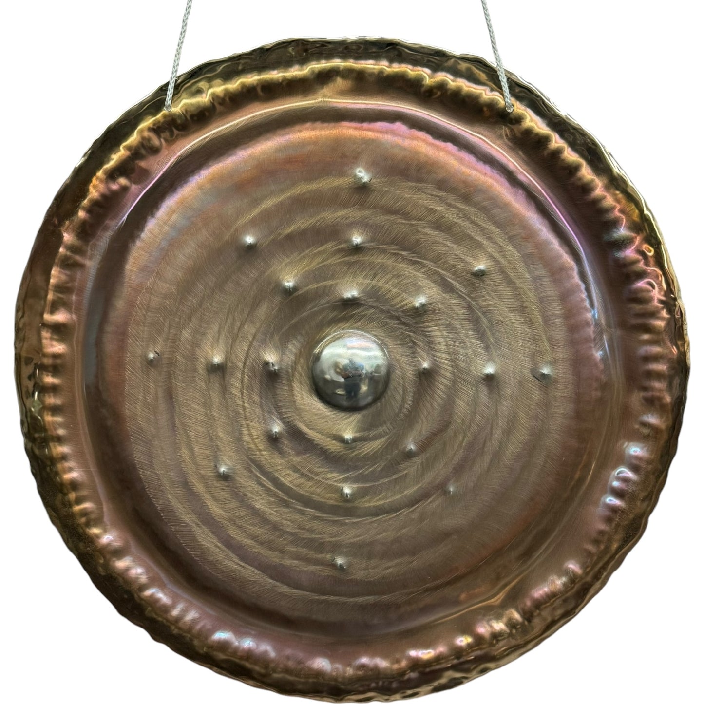 Acolyte 22" Dimple Gong - Bronze Spiral