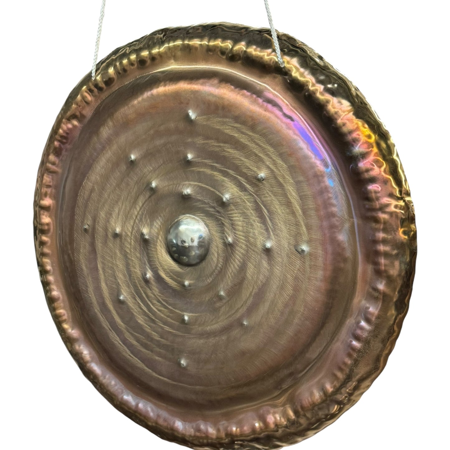 Acolyte 22" Dimple Gong - Bronze Spiral