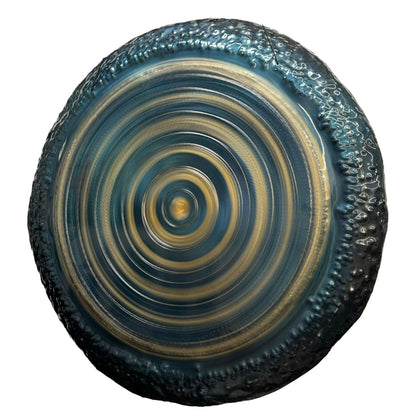 Acolyte Gongworks 46" Gong - Blue Gold Swirl