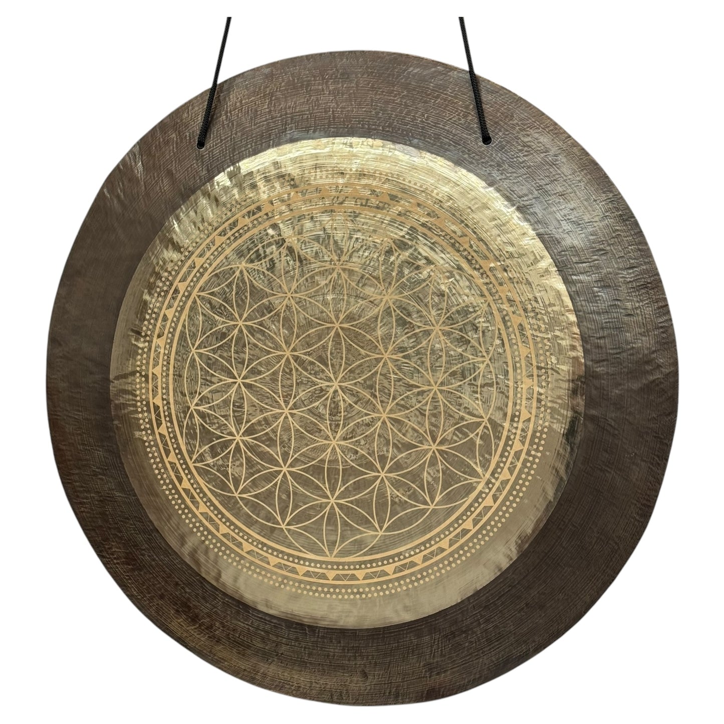 36" Flower of Life Premium Wind Gong