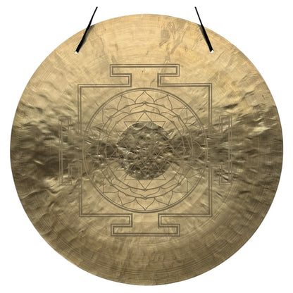 38" Sri Yantra Wind Gong USED