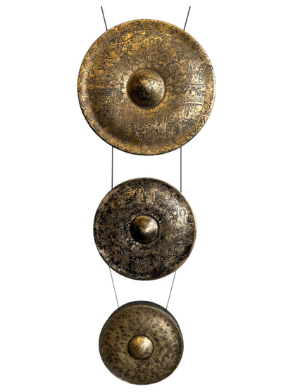 Burmese Buddha Gong Set - Harmonized in D