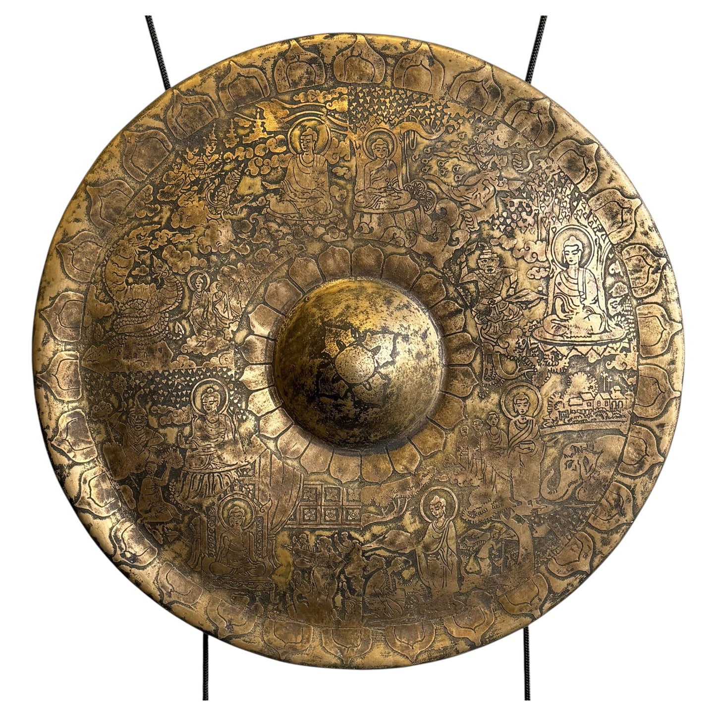 Burmese Buddha Gong Set - Harmonized in D