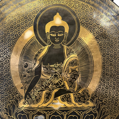 28" Buddha Gong from Nepal