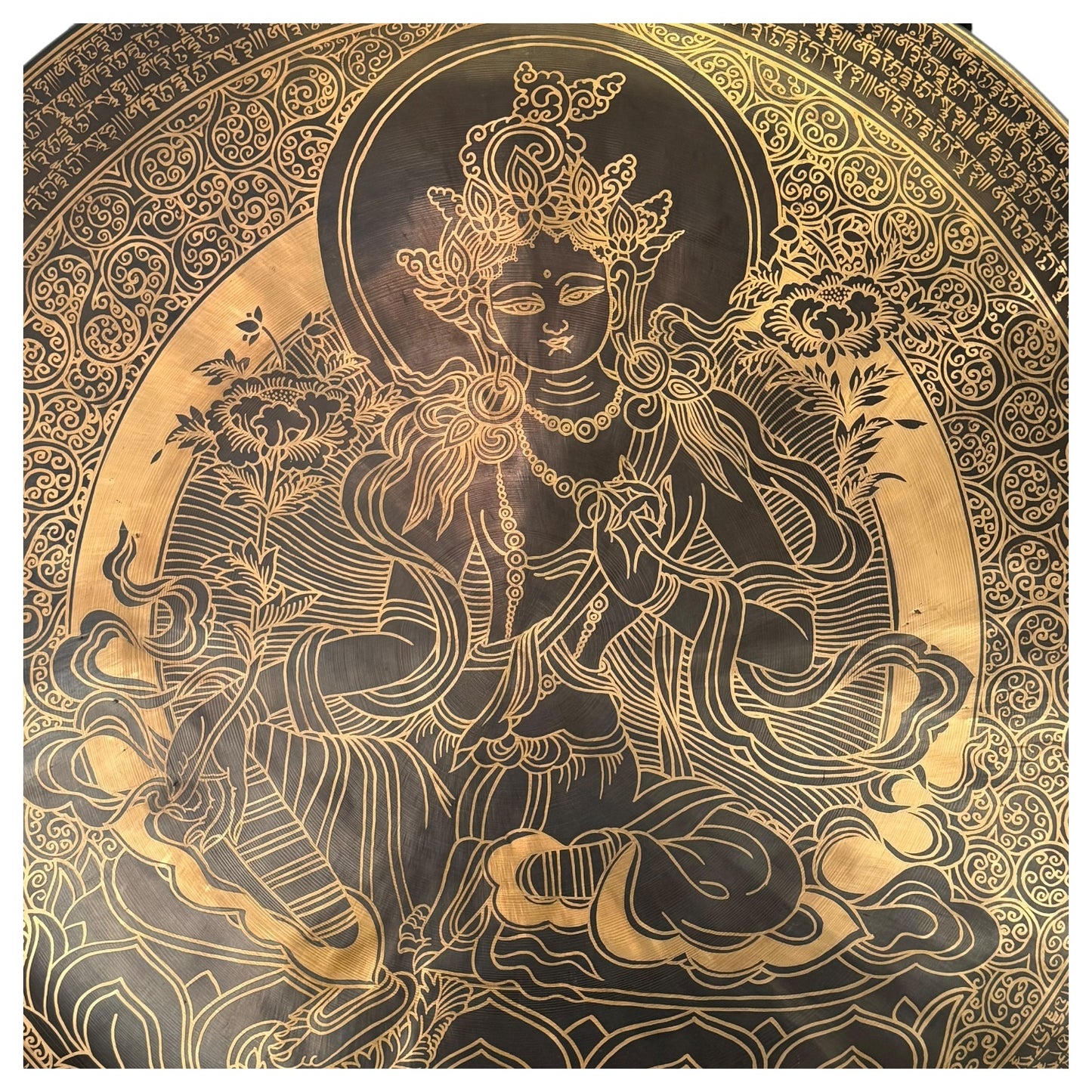 28" Nepalese Tara Goddess Gong