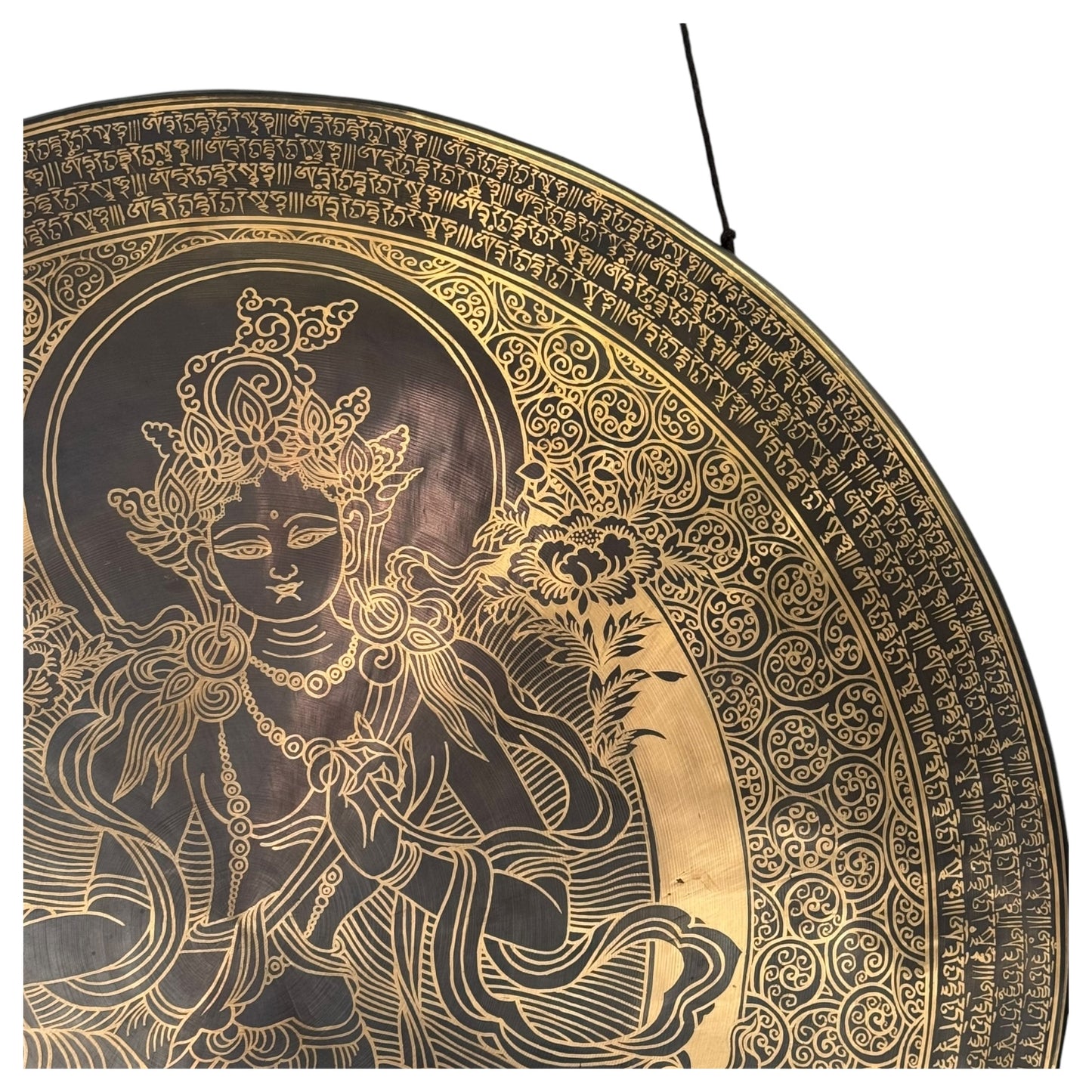 28" Nepalese Tara Goddess Gong