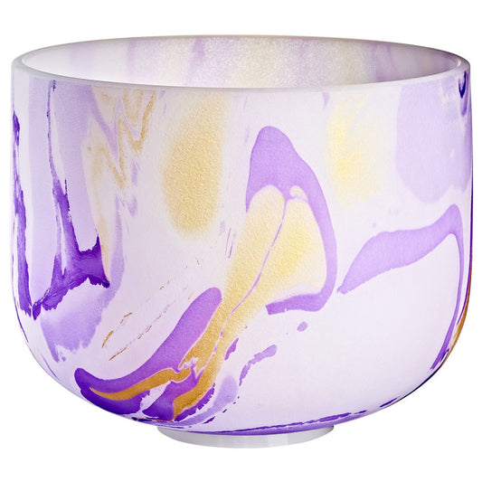Meinl Sonic Energy Marble Crystal Singing Bowl 10" - Note B4 - Crown Chakra (MCSB10B)