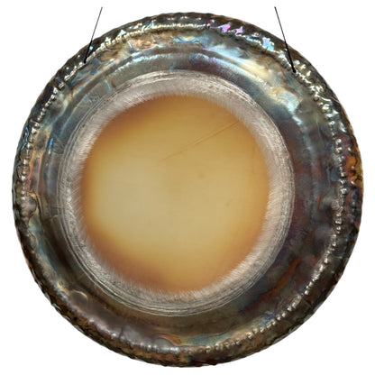 Acolyte 31" Portal Gong Mirror - Stainless Steel - D#2 77.1 HZ