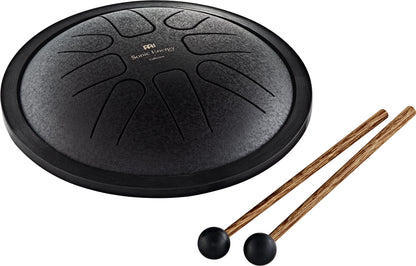 Meinl Small Steel Tongue Drum - F Minor Black