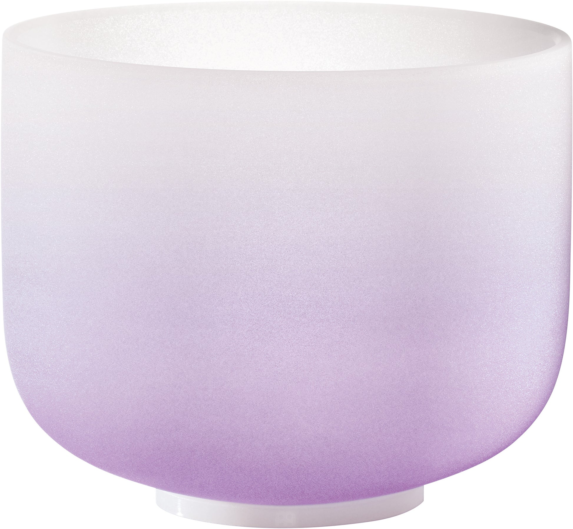 Meinl Sonic Energy Crystal Singing Bowl 8" Color-Frosted Purple Note B4 Crown Chakra (CSBC8B)