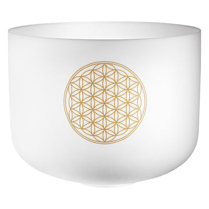 Meinl Sonic Energy Planetary Tuned Crystal Singing Bowl 16" Flower of Life (PCSB16FOL)
