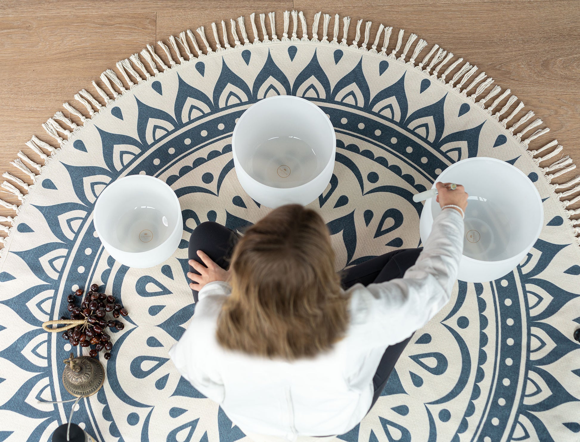 Meinl Meditation Rug Navy Blue - detail