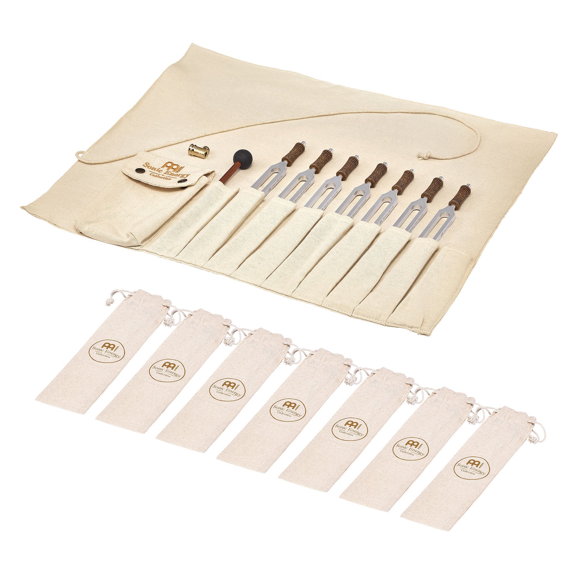 Meinl Therapy Tuning Fork Chakra Rollup Set - Detail