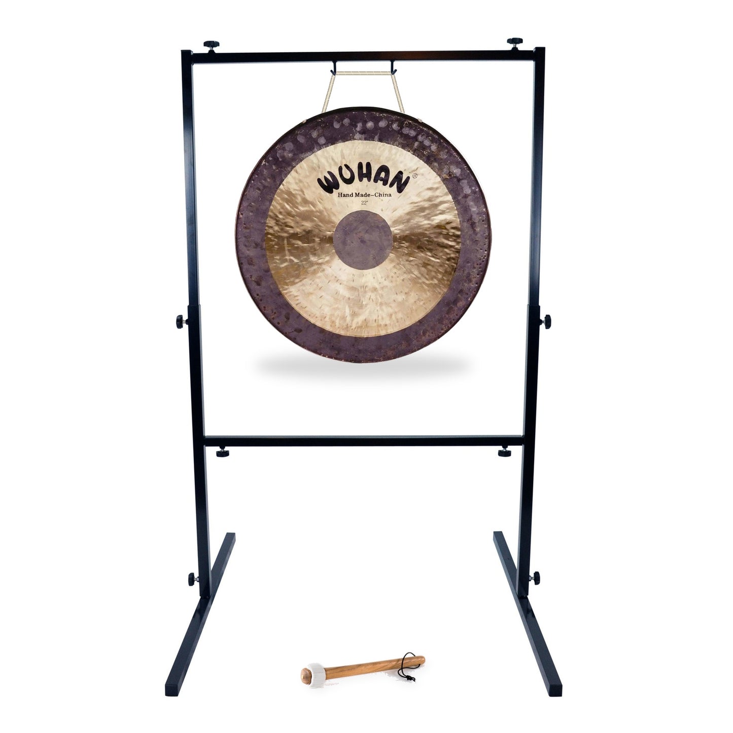 22 inch Wuhan Chau gong on WU322 gong stand with mallet