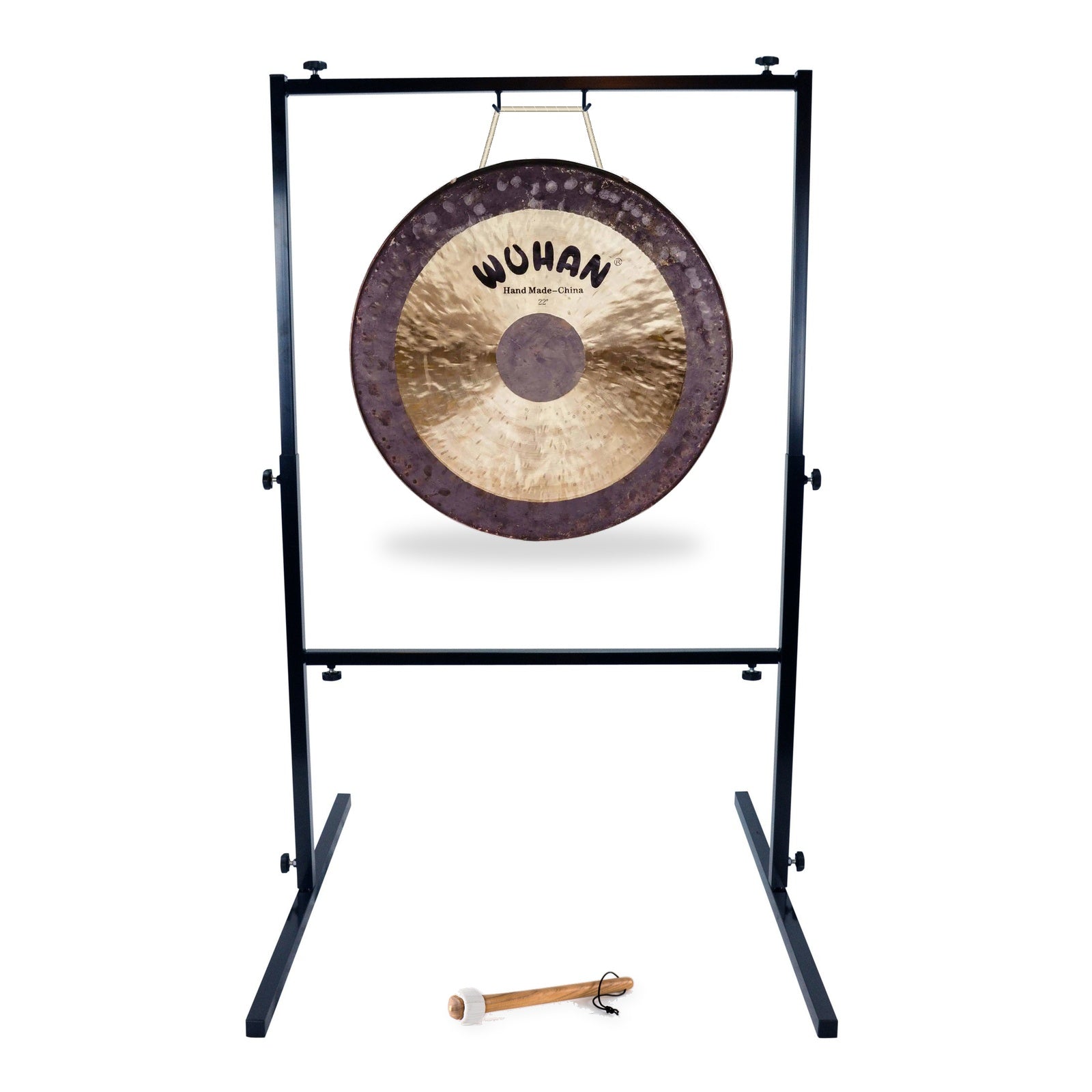 22 inch Wuhan Chau gong on WU322 gong stand with mallet