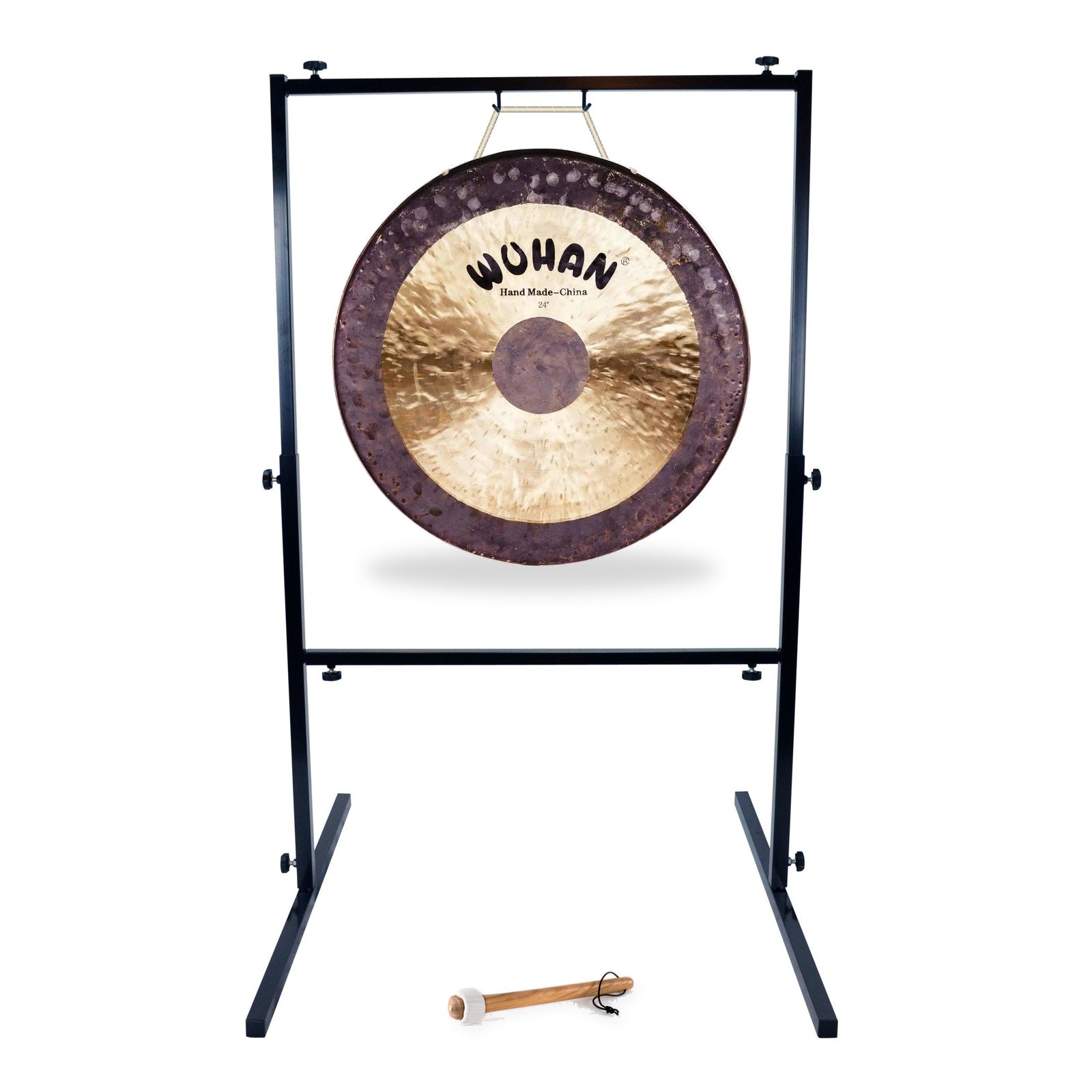 24 inch Wuhan Chau gong on WU322 gong stand with mallet