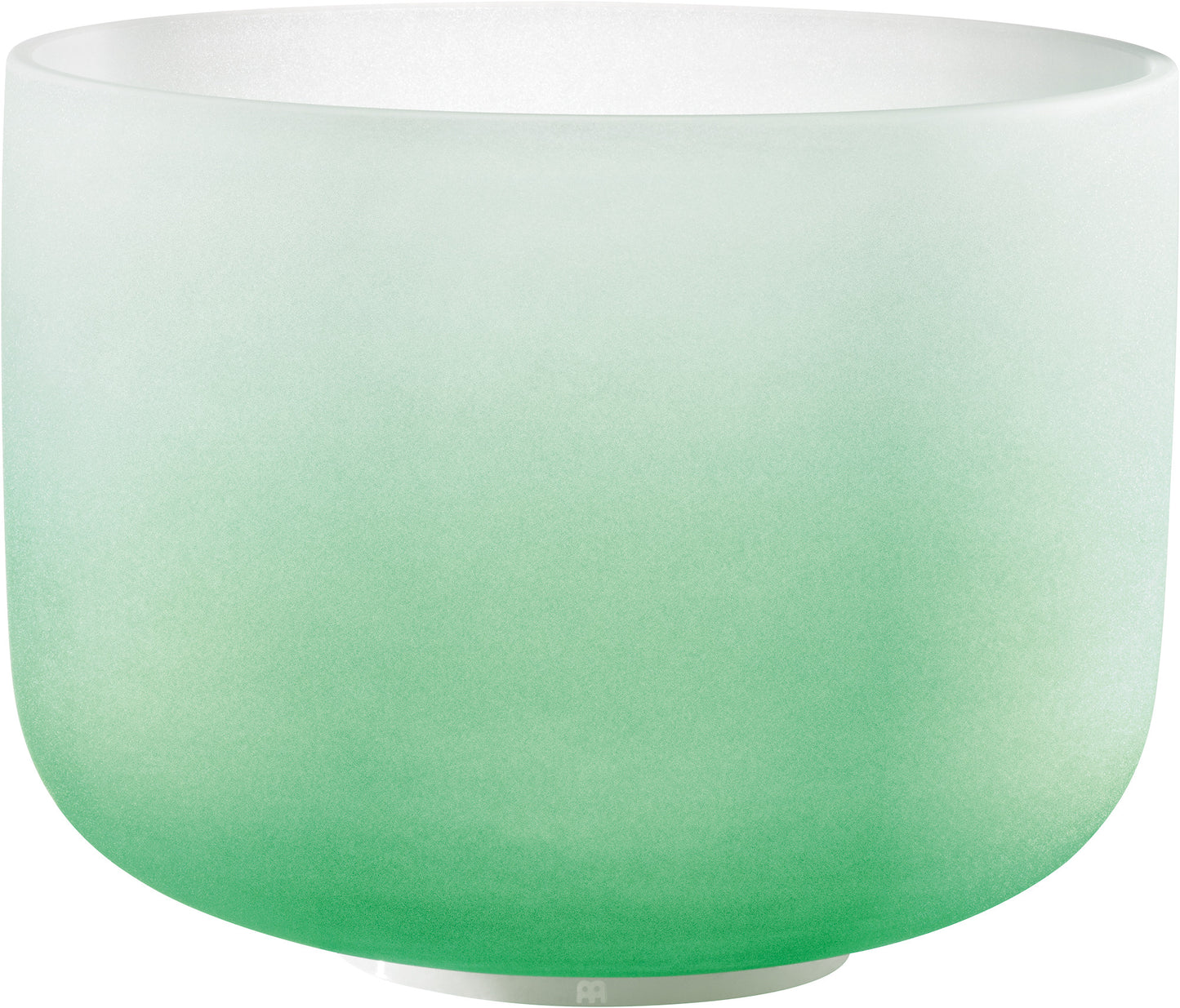 Meinl Sonic Energy Crystal Singing Bowl 11" Color-Frosted Green Note F4 Heart Chakra (CSBC11F)