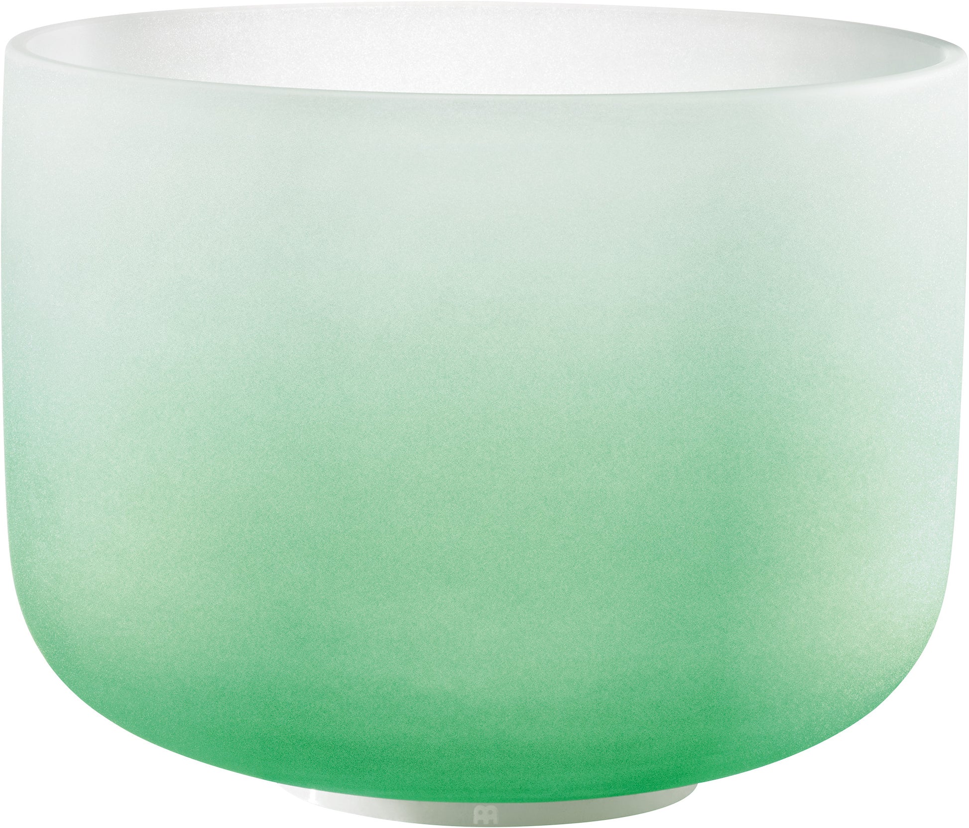 Meinl Sonic Energy Crystal Singing Bowl 11" Color-Frosted Green Note F4 Heart Chakra (CSBC11F)
