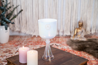 Meinl Crystal Singing Chalice 5.5" Creamy | Brow Chakra A4 440 Hz