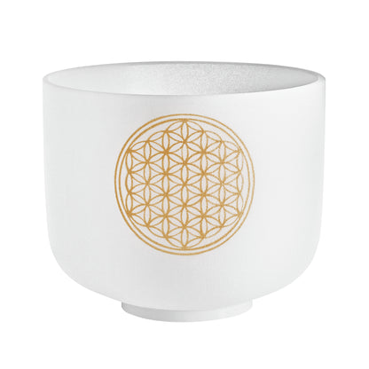 Meinl Sonic Energy Planetary Tuned Crystal Singing Bowl 8" Flower of Life (PCSB8FOL)