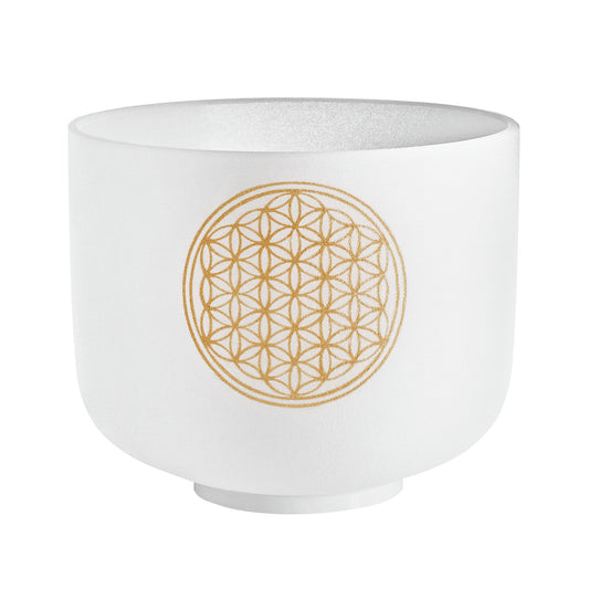 Meinl Sonic Energy Planetary Tuned Crystal Singing Bowl 8" Flower of Life (PCSB8FOL)